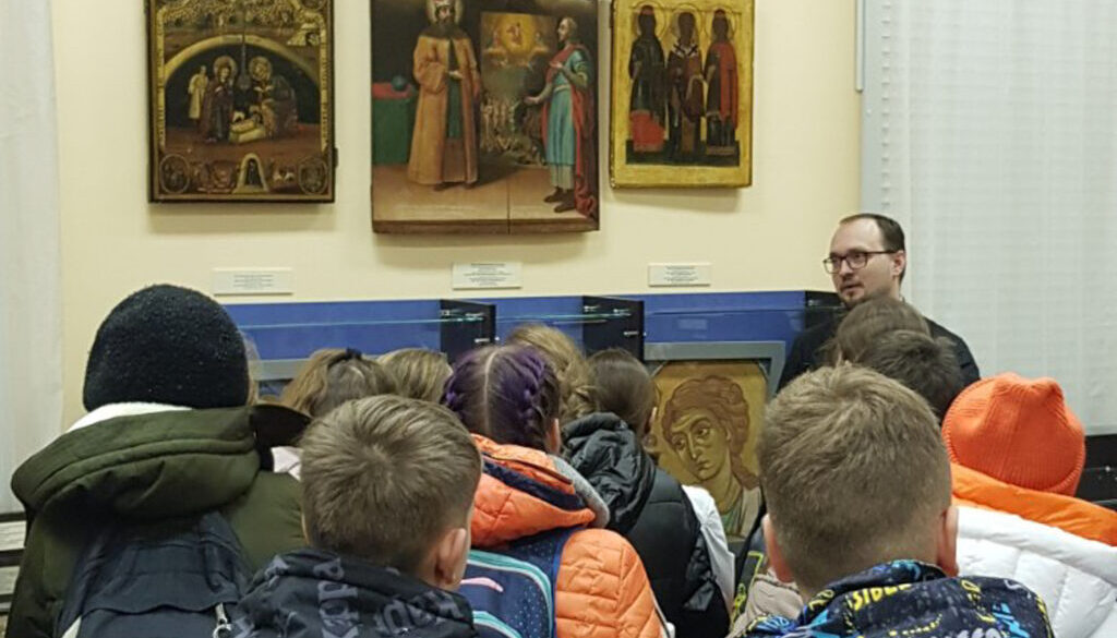 Учащиеся гимназии № 24 города Минска посетили музей при Академии